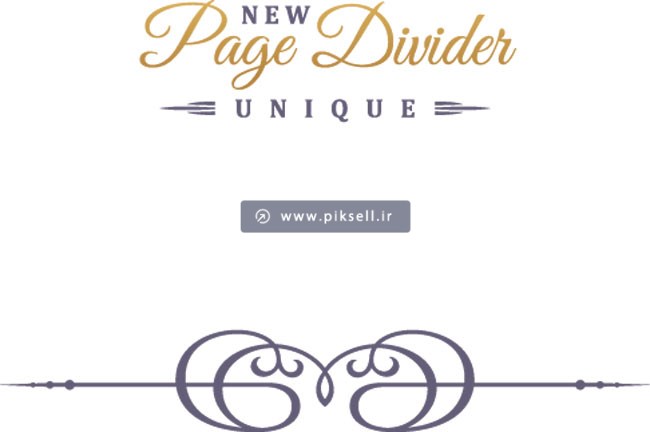 دانلود وکتور طرح المان تزئینی و divider تزئینی سنتی تذهیبی