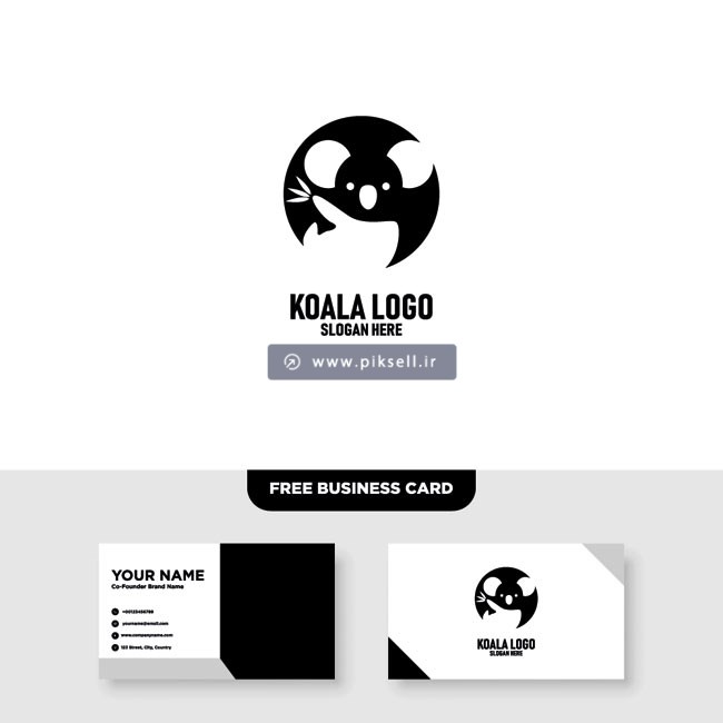 فایل لایه باز نماد و لوگوی کوآلا (Koala Logo)