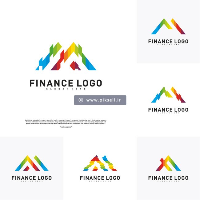 دانلود فایل لایه باز لوگوی خانه یا Finance logo