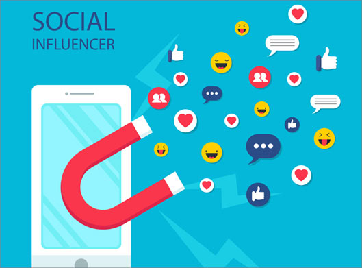دانلود طرح وکتور بکگراند با موضوع جذب کاربر یا افزایش فالوور و لایک