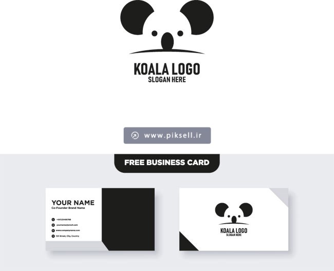 وکتور لایه باز لوگو و نماد کوآلا یا koala logo