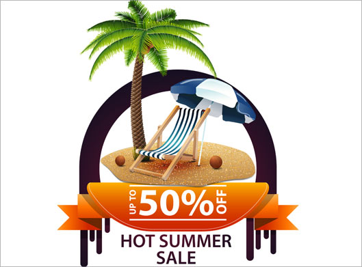 دانلود طرح کارتونی و گرافیکی تخفیف برای سفر تابستانی