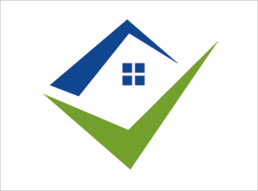 دانلود فایل وکتور لایه باز لوگوی تیک و خانه یا Home Logo