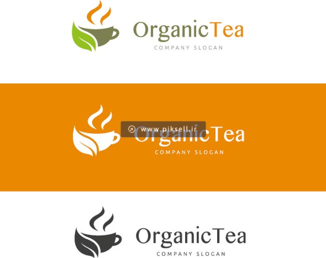 دانلود وکتور لوگو و نماد Organic Tea یا چای ارگانیک