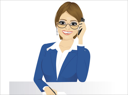 دانلود وکتور کاراکتر کارتونی خانم نویسنده خندان با فرمتهای eps و ai
