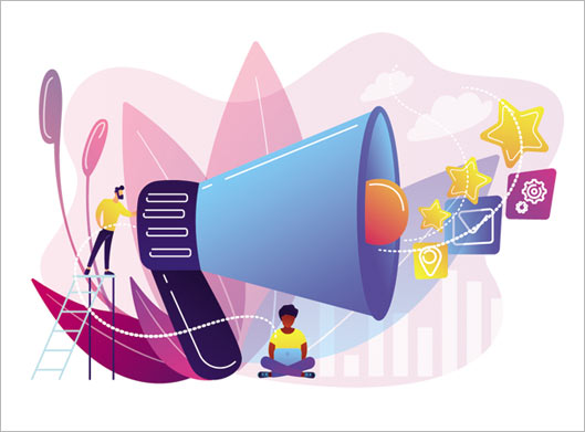 دانلود طرح گرافیکی بنر با مفهوم تبلیغات و advertising با فرمتهای eps و ai