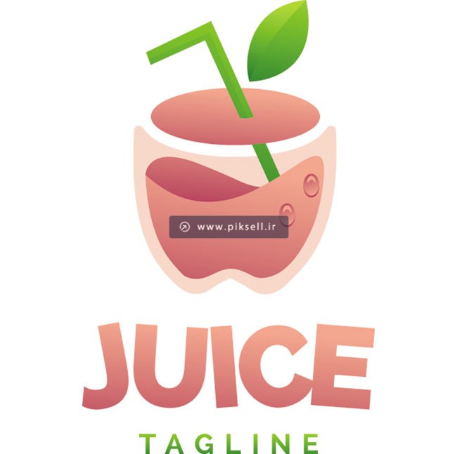 طرح وکتور لایه باز لوگوی juice و آبمیوه با فرمتهای eps و ai