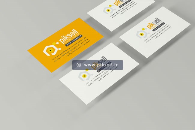 دانلود فایل psd پیش نمایش یا موکاپ کارت ویزیت با امکان نمایش طرح رو و پشت کارت ویزیت