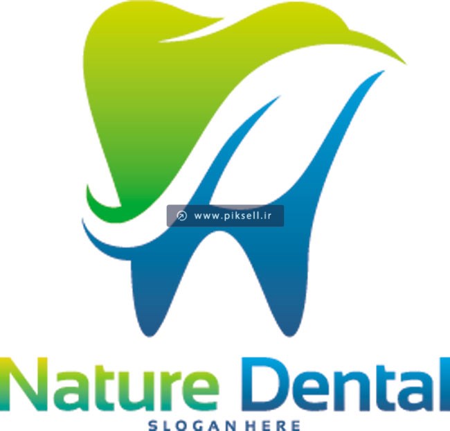 دانلود فایل وکتور لایه باز لوگوی Natural Dental با نماد دندان