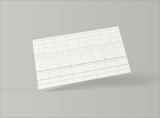 فایل psd لایه باز موکاپ یا پیش نمایش کارت ویزیت یک رو