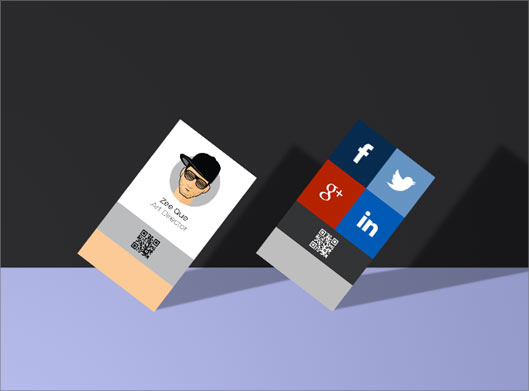 فایل psd لایه باز موکاپ یا پیش نمایش کارت ویزیت پشت و رو