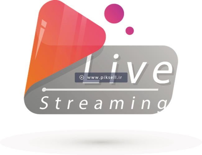 فایل لایه باز لیبل با موضوع Live و پخش زنده