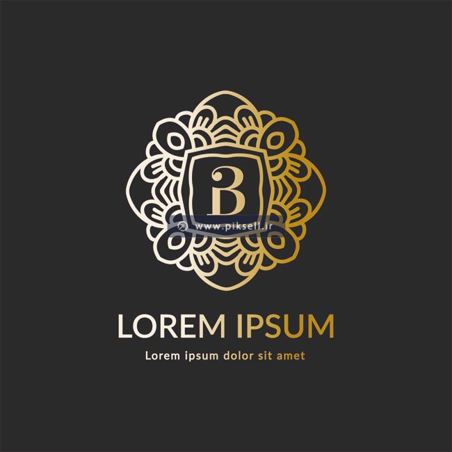 طرح وکتور المان تزئینی گلدار با فرمتهای eps و ai