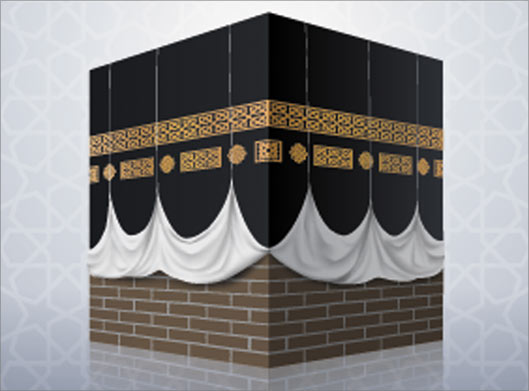فایل وکتور لایه باز طرح گرافیکی کعبه