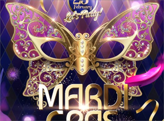 وکتور طرح گرافیکی mardi cras carnaval یا کارناوال بالماسکه ونیز با فرمتهای eps و ai