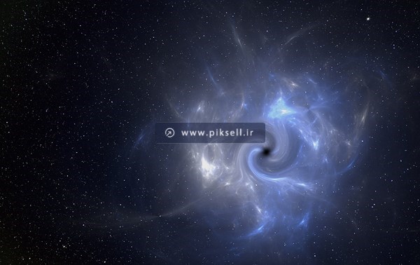 دانلود تصویر با کیفیت از عکس سیاهچاله یا چرخش سحابی در شب با فرمت jpg