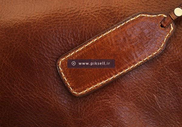 عکس با کیفیت از اتیکت چرمی با فرمت jpg