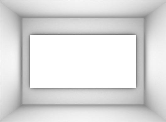 عکس با کیفیت از صفحه سفید در چهار دیواری