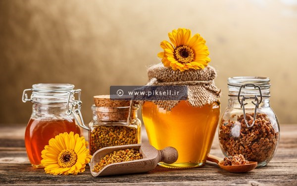 عکس با کیفیت از عسل بابونه