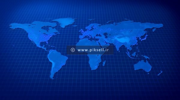 عکس با کیفیت از نقشه قاره ها