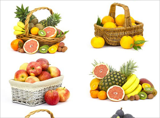 عکس با کیفیت از سبدهای میوه یلدایی