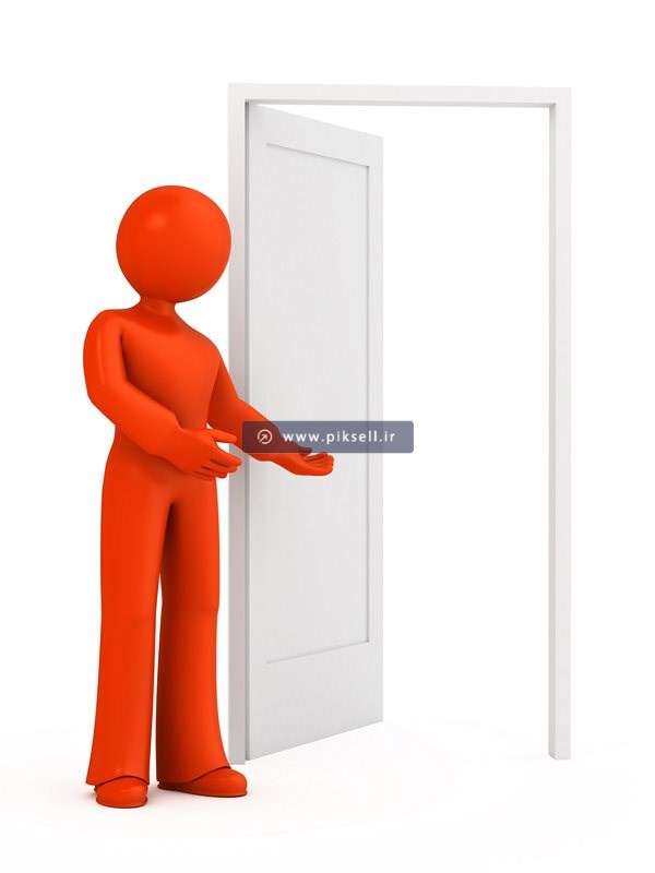عکس با کیفیت از آدمک نارنجی میزبان