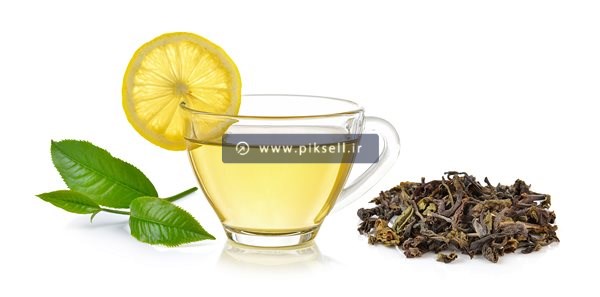 عکس با کیفیت از دمنوش گیاهی و لیمو