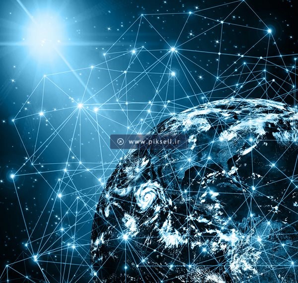 عکس با کیفیت از پس زمینه جهان نورانی