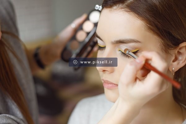 عکس با کیفیت از میکاپ چشم