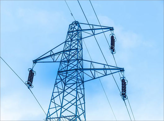 عکس با کیفیت از بالای دکل برق