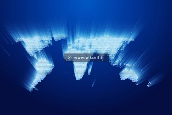 عکس با کیفیت از قاره های نورانی
