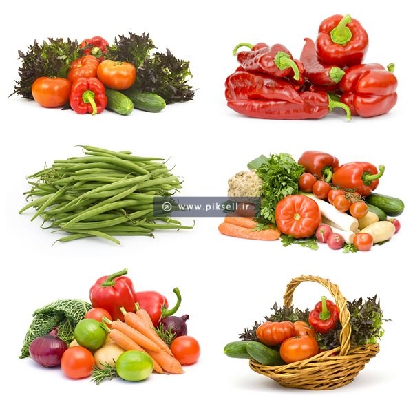 عکس با کیفیت از مجموعه صیفی جات و فلفل