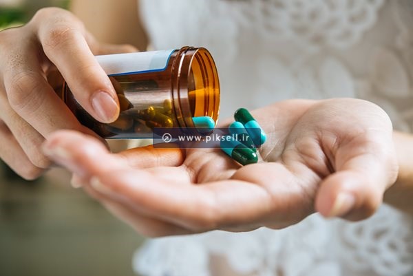 عکس با کیفیت از کپسول های مسکن