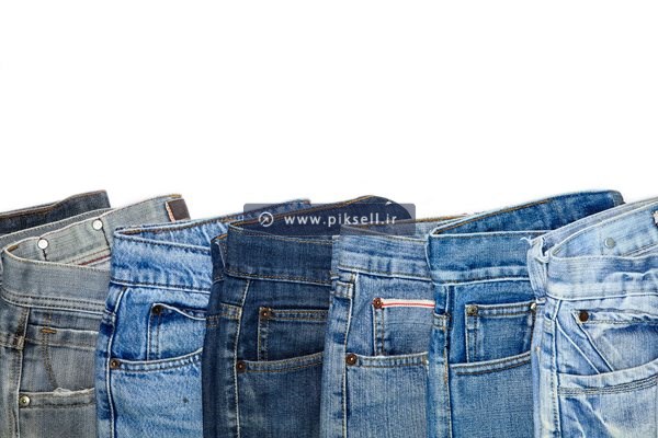 عکس با کیفیت از شلوارهای جین