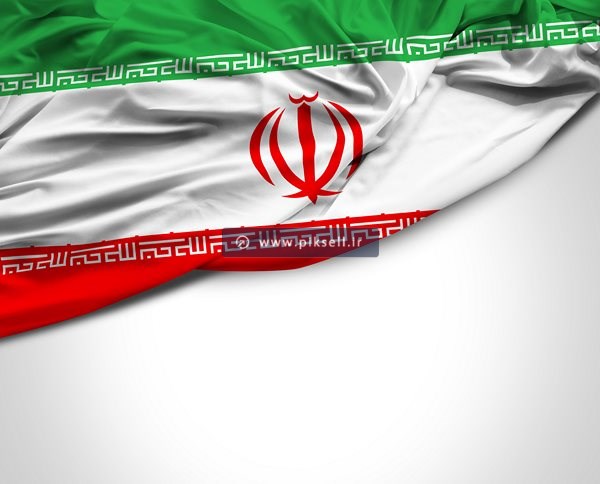 عکس با کیفیت از پس زمینه سفید با حاشیه پرچم ایران
