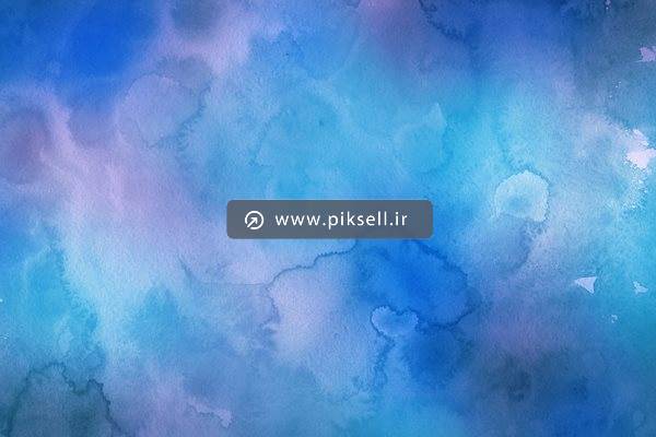 عکس با کیفیت از پس زمینه کاغذ آبرنگی آّبی