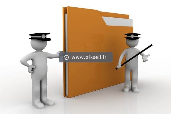 عکس با کیفیت از کاراکتر پلیس و پرونده