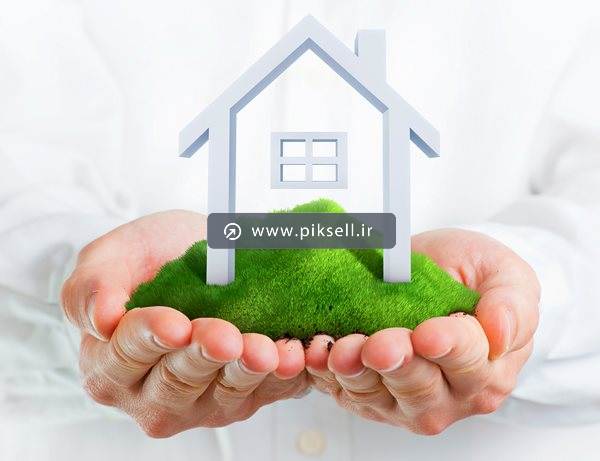 عکس با کیفیت از  نماد خانه در خزه