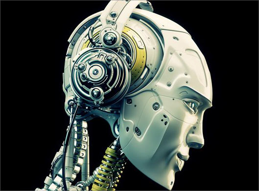 عکس با کیفیت از ربات با جزئیات ستون فقرات