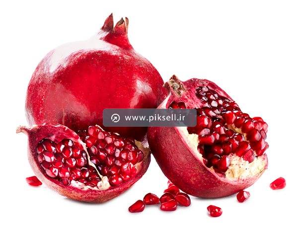 عکس با کیفیت از انار برش داده شده یلدا