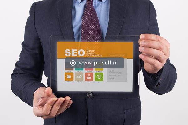 عکس با کیفیت از صفحه شیشه ای با پس زمینه سئو seo
