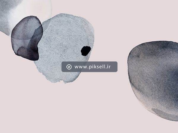 عکس با کیفیت از پس زمینه لکه های رنگی