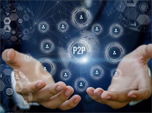 عکس با کیفیت از نماد خدمات همتا به همتا