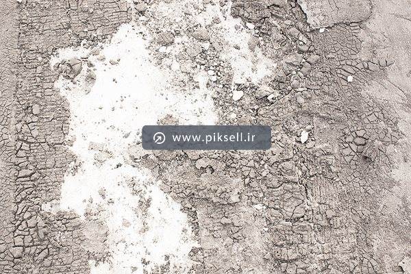 عکس با کیفیت از سیمان های خورد شده