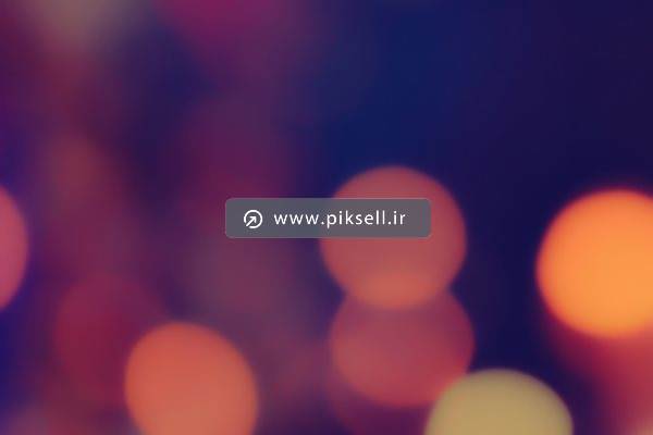 عکس با کیفیت از تصویر بلور نور در شب