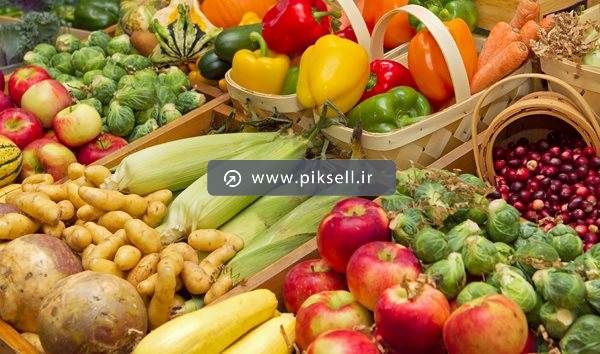 عکس با کیفیت از اجناس مغازه سبزی فروشی