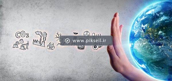 عکس با کیفیت از کره زمین و آلودگی ها و ویروس
