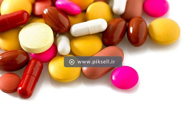 عکس با کیفیت از قرص های ویتامین و زینک