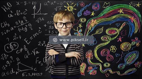 عکس با کیفیت از پسر بچه فیزیکدان