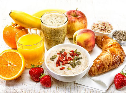 عکس با کیفیت از صبحانه کامل